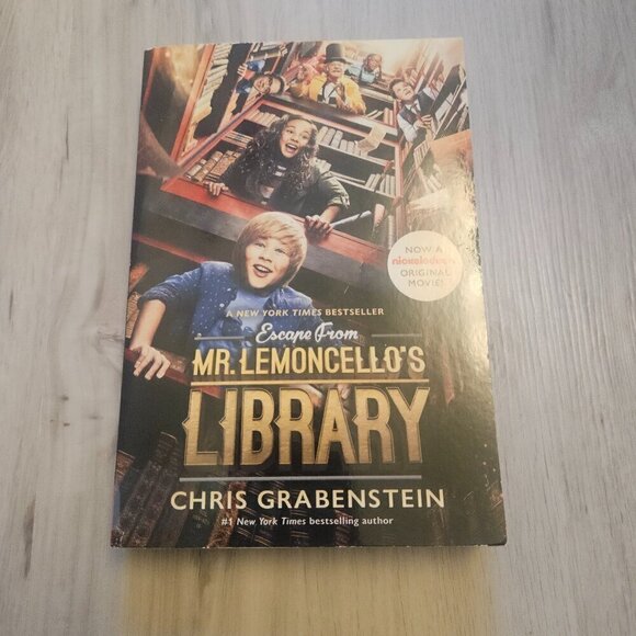 Escape From Mr Lemoncellos Library Movie Tie In (paperback) Book - Picture 1 of 4